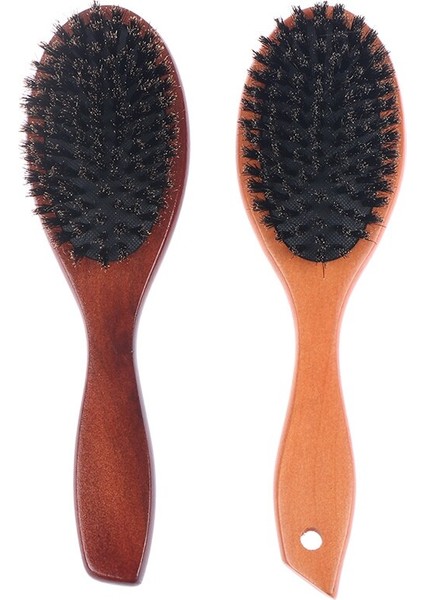Doğal Domuzu Kıl Saç Fırçası Kadın Erkek Çocuk Yumuşak Kıllar Fırça Saç Tarak Parlatıcı Doku Geri Yükleme Ahşap Saplı Saç Fırçası (Yurt Dışından) fiyatları