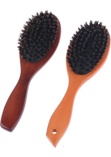 Doğal Domuzu Kıl Saç Fırçası Kadın Erkek Çocuk Yumuşak Kıllar Fırça Saç Tarak Parlatıcı Doku Geri Yükleme Ahşap Saplı Saç Fırçası (Yurt Dışından) modelleri