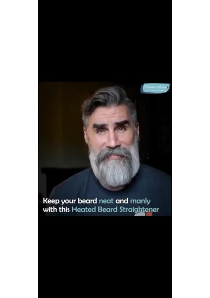 Sakal Tarağı, Sakal ve Saç Tarağı Düzleştirici Elektrikli (Yurt Dışından)