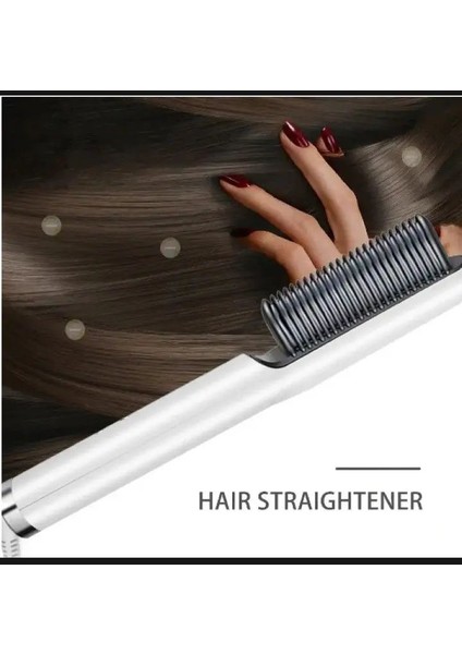 Etkili Şekillendirme Çok Yönlü 2'si 1 Arada Elektrikli Saç Düzleştirici Fırça ve Kıvırma Tarağı. Güvenli Saç Düzleştirmeyi Sağlamak Haşlanma Önleyici Teknolojiye Sahiptir (Yurt Dışından) fırsatları