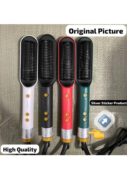 HQT-909 Elektrikli Saç Fırçası Düzleştirici Tarak Stili Moda ve Şık Saçlar Oluşturun (Karışık / Rastgele Renk) (Yurt Dışından)