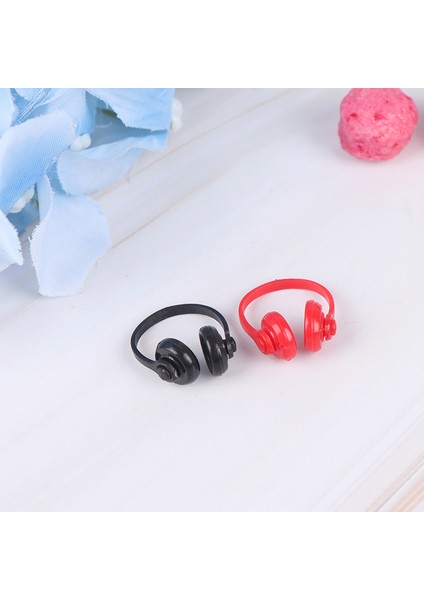 2 Adet 1:12 Dollhouse Minyatür Plastik Kablosuz Kulaklık Bebek Evi Dekor (Yurt Dışından) modelleri