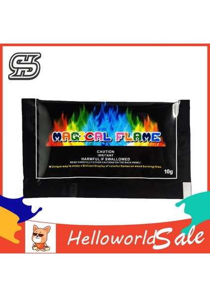 Helloworld Canlı Alev Tozu Festivali Ambiyans Mistik Çarpıcı Alev Renk Değiştiren Paketler (Yurt Dışından)