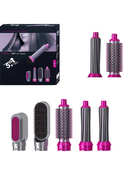 5 In 1 Saç Kurutma Makinesi Seti Sıcak Hava Fırçası Elektrikli Profesyonel Bukle Makinesi Saç Düzleştirici Şekillendirici Aracı Ev Saç Kurutma Makinesi Fırçası (Yurt Dışından) fiyatları
