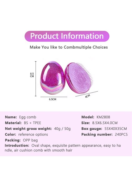 5 Renk Saç Fırçası Kadın Yumurta Yuvarlak Şekil Tarak Şekillendirici Araçları Fırça Anti-Statik Saç Dökülmesini Azaltmak Için Salon Saç Bakımı Tarak Seyahat (Yurt Dışından) indirimleri