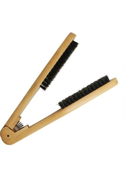 Ahşap Doğrultma Tarak Çift Taraflı Fırça Kelepçe Saç Kuaförlük Doğal Lifler Kıl Saç Tarak Hairstylig Aracı Kuaför (Yurt Dışından) modelleri