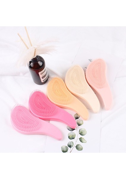 Sıcak Saplı Tarak Anti Statik Masaj Saç Fırçası Duş Masaj Kadın Kıvırcık Saç Fırçası Tarak Salon Saç Kuaförlük Şekillendirici Aracı (Yurt Dışından) modelleri