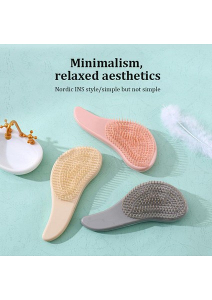 Adet Geniş Diş Hava Yastığı Tarak Kadın Kafa Derisi Masaj Tarak Saç Fırçası Oyma Ev Salon Dıy Kuaförlük Aracı Ekstra 2% O (Yurt Dışından)