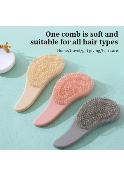 Adet Geniş Diş Hava Yastığı Tarak Kadın Kafa Derisi Masaj Tarak Saç Fırçası Oyma Ev Salon Dıy Kuaförlük Aracı Ekstra 2% O (Yurt Dışından) fiyatları