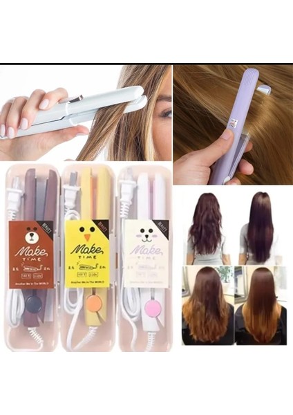 Elektronik Seramik Hızlı Saç Düzleştirici Taşınabilir Mini Saç Düzleştirici Islak/kurutucu Doğrultma Ütüler (Yurt Dışından)