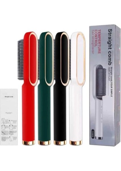 Saç Düzleştirici Demir Fırça Düz Saç Tarak 2'si 1 Arada Saç Düzleştirici Curling Profesyonel Şekillendirici Fırça Saç Bigudi ve Düzleştirici (Yurt Dışından) fiyatları