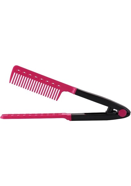 V Tipi Yıkanabilir Katlanır Saç Düzleştirici Tarak Kuaförlük Fırça Tarak Saç Şekillendirici Klip Aracı Berber Aksesuarları Saç Tarak (Yurt Dışından) indirimleri