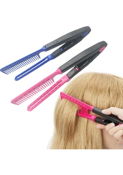 Kuaförlük Pürüzsüz Aracı Tutma Maşa Saç Şekillendirici Araçları Kadınlar Için Saç Fırçası Düzleştirici 1 Pc Faydalı Saç Düzleştirici Salon Tarak (Yurt Dışından)