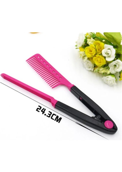 1 Adet Moda Saç Tarak V Tipi Saç Düzleştirici Tarak Dıy Salon Saç Kesimi Kuaförlük Şekillendirici Aracı Berber Anti-Statik Tarak Fırçası (Yurt Dışından) fiyatları