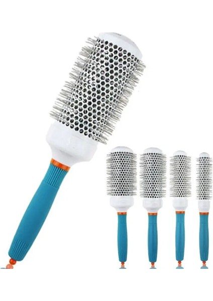 Profesyonel Yuvarlak Saç Tarak Salon Saç Düzleştirme Tarak Seramik Yuvarlak Fırça Kadın Kıvırcık Saç Şekillendirici Araçları (Yurt Dışından) modelleri