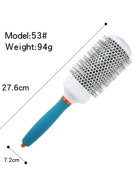 Profesyonel Yuvarlak Saç Tarak Salon Saç Düzleştirme Tarak Seramik Yuvarlak Fırça Kadın Kıvırcık Saç Şekillendirici Araçları (Yurt Dışından) indirimleri