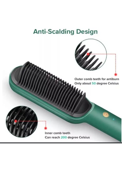 Saç Düzleştirici Sıcak Tarak Saç Düzleştirici (Yurt Dışından)