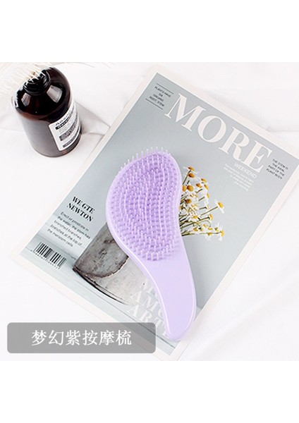 Sıcak Saplı Tarak Anti Statik Masaj Saç Fırçası Duş Masaj Kadın Kıvırcık Saç Fırçası Tarak Salon Saç Kuaförlük Şekillendirici Aracı (Yurt Dışından) indirimleri