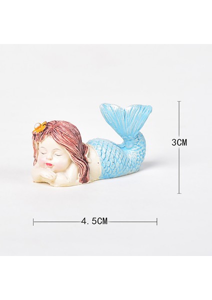 Adet Denizkızı Küçük Heykeli Heykelcik El Sanatları Şekil Süsleme Akvaryum Balık Tankı (Yurt Dışından) fiyatları