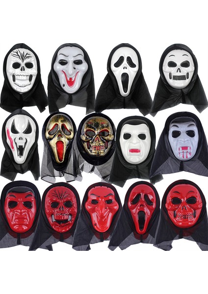 Çocuklar Cadılar Bayramı Korku Hayalet Yüz Maskesi Film Ölüm Geliyor Çığlık Yüz Yüz Maskesi Cadılar Bayramı Cosplay Parti Kostüm Aksesuarı (Yurt Dışından) fırsatları