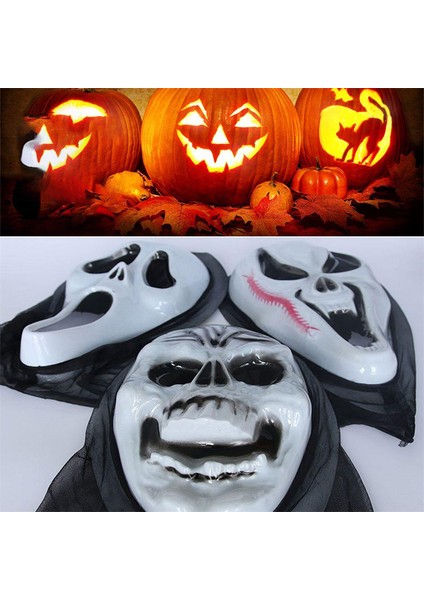Çocuklar Cadılar Bayramı Korku Hayalet Yüz Maskesi Film Ölüm Geliyor Çığlık Yüz Yüz Maskesi Cadılar Bayramı Cosplay Parti Kostüm Aksesuarı (Yurt Dışından) indirimleri