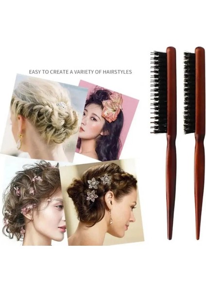 Saç Fırçası Yaygın Olarak Kullanılan Yüksek Yoğunluklu Ergonomik Saplı Çok Fonksiyonlu Verimli Saç Kıvırma Rahat Saç Düzleştirme Tarak (Yurt Dışından) indirimleri