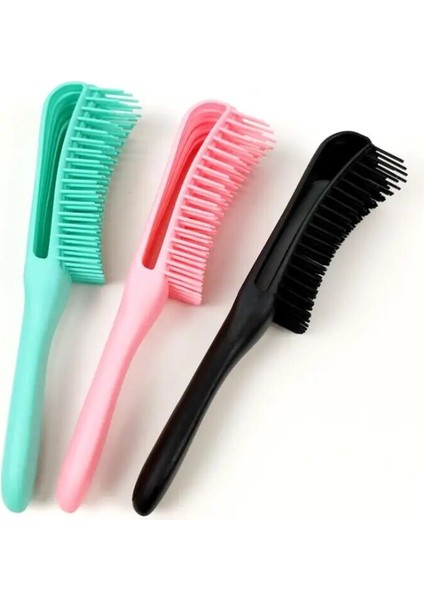 Anında Şekillendirici Tarak Saç Düzleştirici Taşınabilir Saç Düz Elektrikli Fırça Kadın Erkek Kıvırma ve Anında Şekillendirici Tarak (Yurt Dışından)