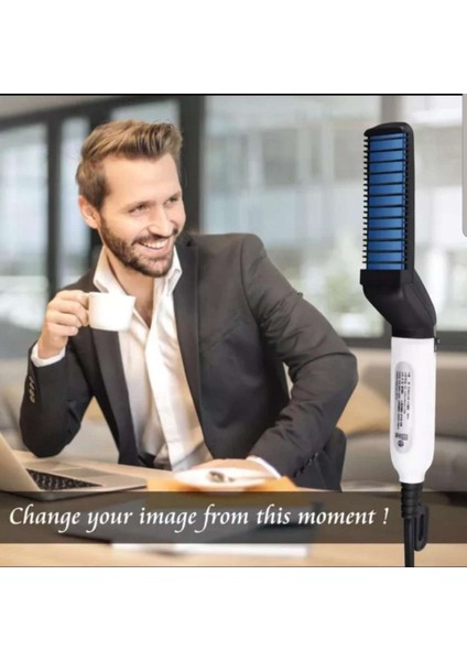 Saç ve Sakal Düzleştirici Fırça - Çok Fonksiyonlu Saç Tarağı (Yurt Dışından) fiyatları