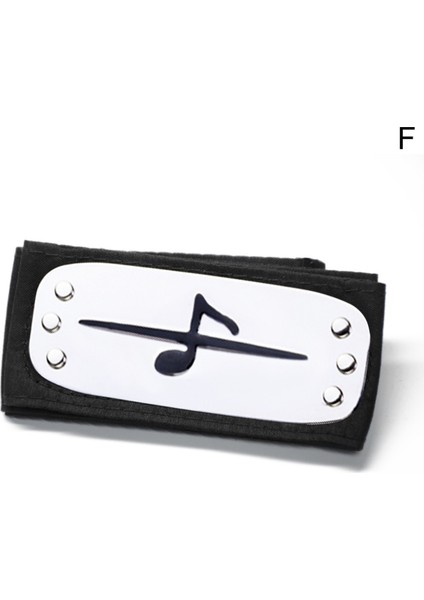 Naruto Konoha Logo Alın Bandı Koruyucu Başlık Türban Cosplay Dekor (Yurt Dışından)