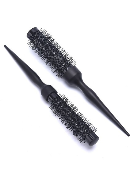 Adet Siyah Kıvırcık Yuvarlak Rulo Saç Fırçası Naylon Profesyonel Tarak Salon Berber Saç Fırçası Kuaförlük Şekillendirici Aracı Kenar Kontrolü (Yurt Dışından) fiyatları