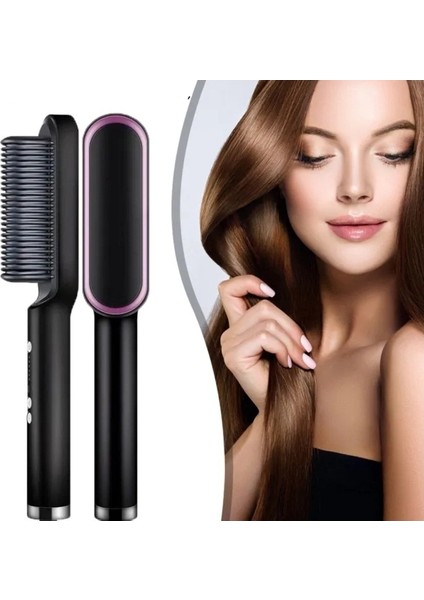 Yenı Saç Düzleştirici Fırça Kızlar Için Tarak Tarzı Saç Şekillendirici Saç Tarak Fırçası Pakistan (Yurt Dışından)