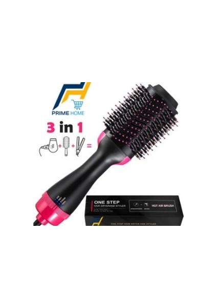 Profesyonel Sıcak Hava Fırçası - 4'ü 1 Arada Saç Kurutma Makinesi, Düzleştirici, Bukle Maşası, Dolgunlaştırıcı - Tüm Saç Tipleri Için - Evde Salon Kalitesinde Sonuçlar (Yurt Dışından)