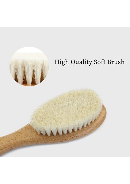 Sıcak Satış 100% Doğal Bebek Ahşap Saç Fırçası Kafa Masajı Için Yenidoğan Saç Fırçası (Yurt Dışından) modelleri