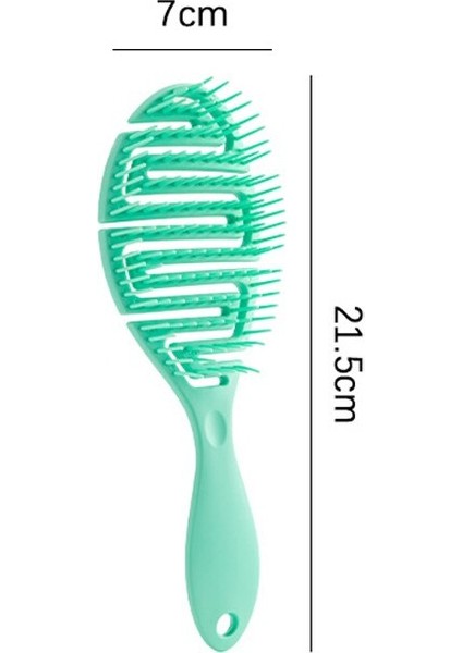 Kavisli Tarak, Masaj Tarağı Kabarık Şekil, Kaburga Kıvırma Tarak, Hızlı Kuru Fırça Erkekler Kadınlar Için Profesyonel Salon Fırçası (Yurt Dışından) fiyatları