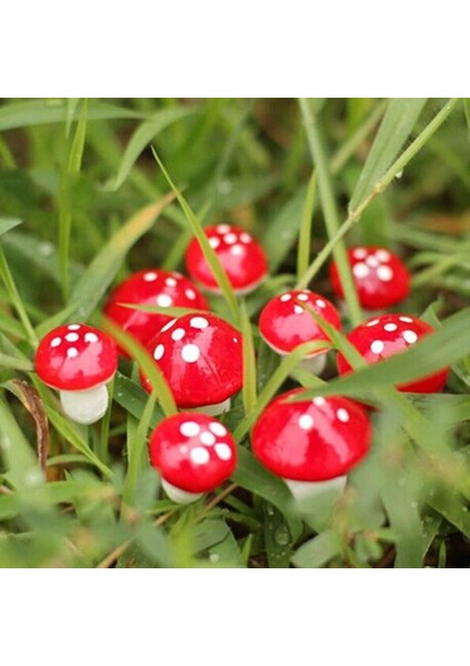 Adet Mini Çok Renkli Yapay Mashroom Peyzaj El Sanatları Bonsai Bahçe Dekor (Yurt Dışından) indirimleri