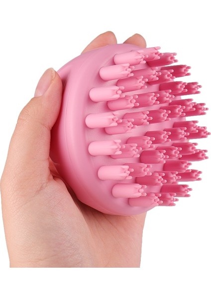 Yeni Varış Silikon Şampuan Fırçası El Masaj Tarağı Saç Yıkama Banyosu Spa Masaj Saç Tarağı Islak ve Kuru Ufo Kafa Saç Derisi Tarağı (Yurt Dışından) fiyatları