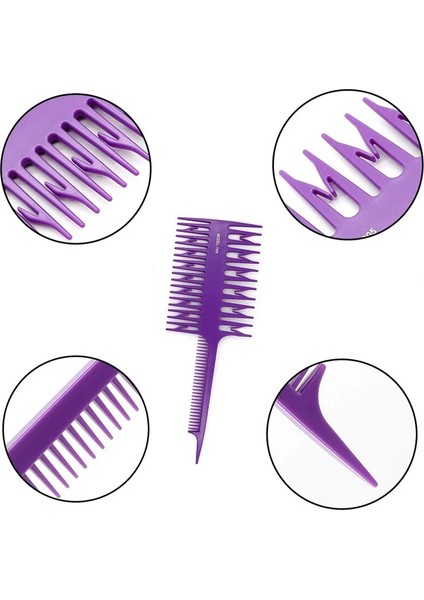 Balayage Saç Fırçası Profesyonel Saç Tarak Balık Geniş Diş Bölgesi Tarak Salon Boyama Şekillendirici Fırça Araçları Cepillo Para Cabello 브러쉬 (Yurt Dışından) fırsatları