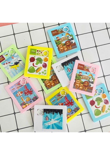 Adet Slayt Desen Bulmaca El-Göz Koordinasyonu Çapaksız Aksesuar Çocuklar Için Zeka Slayt Bulmaca (Yurt Dışından) modelleri