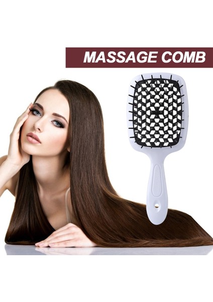 Adet Geniş Diş Hava Yastığı Tarak Kadın Kafa Derisi Masajı Saç Fırçası Kıvırcık Saç Oymak Janeke Tarak Kuaförlük Aracı (Yurt Dışından) modelleri