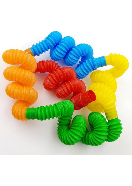 Pop Tüpleri Duyusal Oyuncaklar Geri Çekilebilir Elastik Tüp Plastik Pop Bobin Tüp Oyuncak (Yurt Dışından) fırsatları