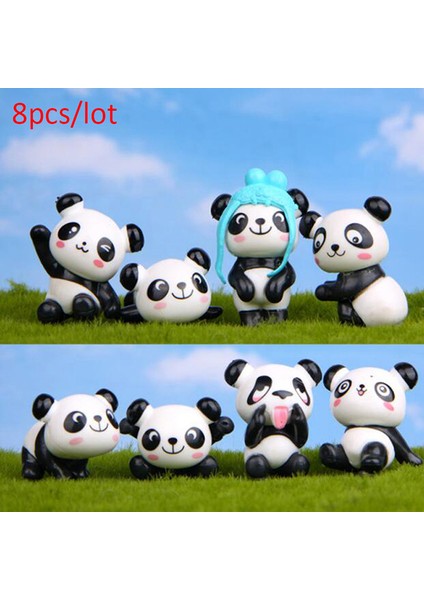 Adet/grup Sevimli Panda Düğün Dekorasyon Dıy Parti Ev Odası Masa Bahçe Dekor (Yurt Dışından) fiyatları