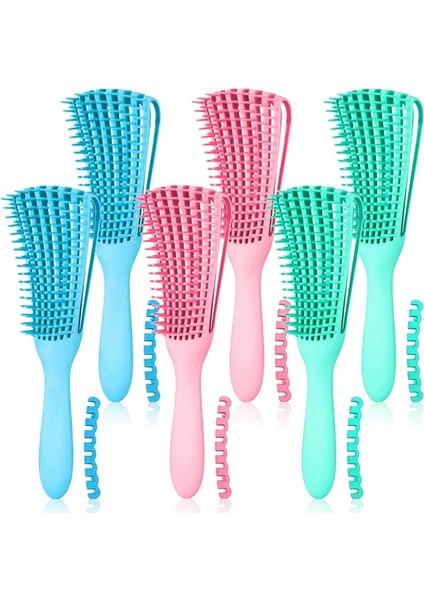 Saç Fırçası Dolaşık Açıcı Fırça Saç Derisi Masaj Ahtapot Saç Tarak Dolaşık Açıcı Saç Fırçası Kuru Islak Kıvırcık Saç Ev Berber Aksesuarları (Yurt Dışından)