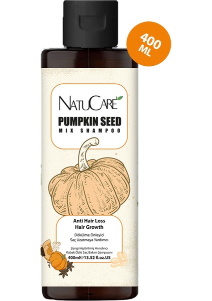 Natucare Üst Düzey Pumpkin Saç Bakım Şampuanı 400 ml