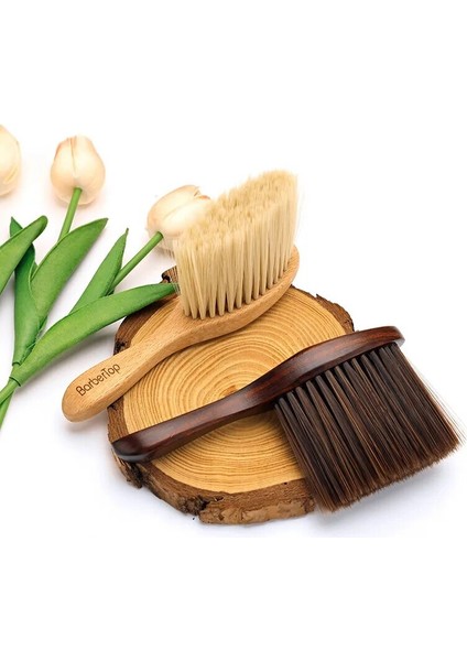 Barbertop Saç Fırçası Boyun Yüz Silgi Kuaförlük Temizleme Fırçası Profesyonel Yumuşak Fırça Kaldır Salon Stilist Berber Araçları (Yurt Dışından) indirimleri