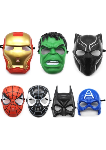 Avengers Yüz Kapatma Balo Performansı Çocuk Maskeli Balo Sahne Parti Dekorasyonu (Yurt Dışından) modelleri