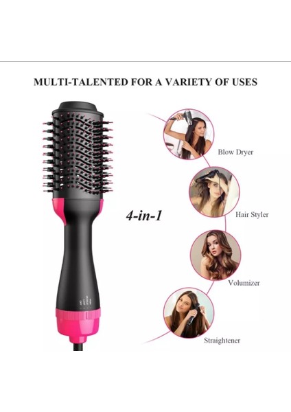 Bir Adım Sıcak Hava Fırçası Ev Saç Kurutma Makinesi Fırçası ve Hacimsel Saç Bigudi Düzleştirici Salon Saç Şekillendirici Araçları (Yurt Dışından) fiyatları