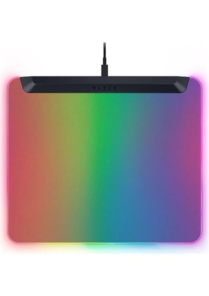 Metrashop Firefly V2 Pro - Rgb Arkadan Aydınlatmalı Oyun Mouse Matı - Entegre USB Bağlantı Noktası (15 Bölge LED Aydınlatma, Optimum Izleme Için Mikro Kazınmış Dokulu Yüzey) Siyah