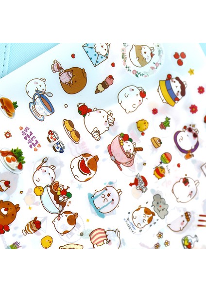 Sayfa Sevimli Tavşan Komik Çıkartmalar Çocuklar Dizüstü Dizüstü Etiket Küçük Hayvan Telefon Etiketleri Bagaj Kaykay Günlüğü Çıkartmalar (Yurt Dışından) modelleri