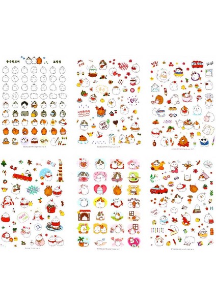 Sayfa Sevimli Tavşan Komik Çıkartmalar Çocuklar Dizüstü Dizüstü Etiket Küçük Hayvan Telefon Etiketleri Bagaj Kaykay Günlüğü Çıkartmalar (Yurt Dışından) indirimleri