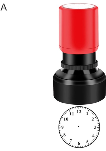 Mürekkep Damgası Eğitici Kolay Temizlenen Hızlı Kuru Kendinden Mürekkepli Öğretmen Saat Damgası Öğrenci Için (Yurt Dışından)